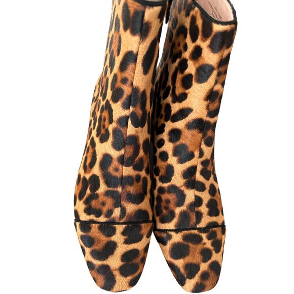 J.Crew Haircalf Pointy Toe Sadie Boot - Fierce Leopard Print - SZ 5.5 MSRP $225 - Picture 2 of 6